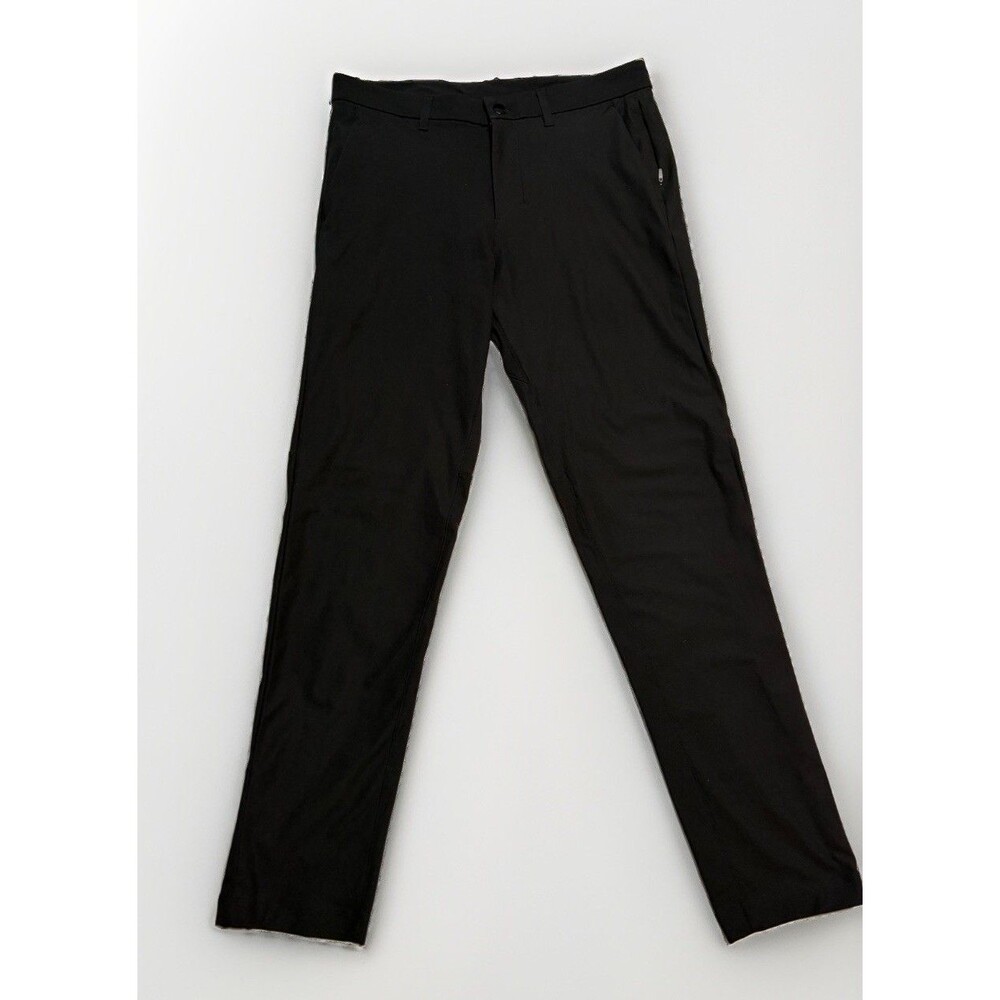 Lululemon Commission ABC Pant Slim Warpstreme Black 32x31 Five Pocket Trousers